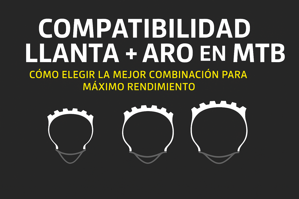 Compatibilidad llanta + aro en MTB: cómo elegir la mejor combinación para máximo rendimiento
