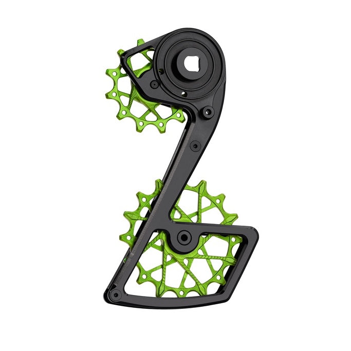 Jaula de desviador trasero Garbaruk + Poleas 12T + 16T para SRAM Force AXS 12-vel · GRAVEL / RUTA