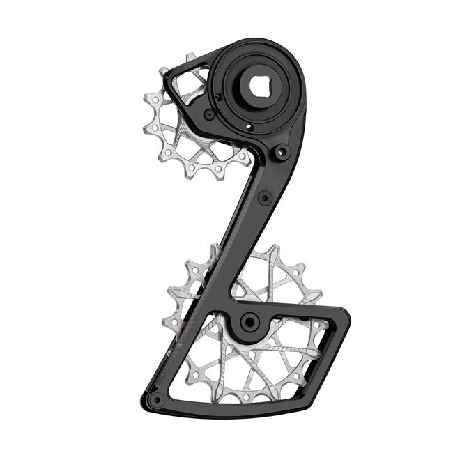 Jaula de desviador trasero Garbaruk + Poleas 12T + 16T para SRAM Force AXS 12-vel · GRAVEL / RUTA