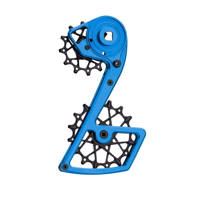 Jaula de desviador trasero Garbaruk + Poleas 12T + 16T para SRAM Force AXS 12-vel · GRAVEL / RUTA