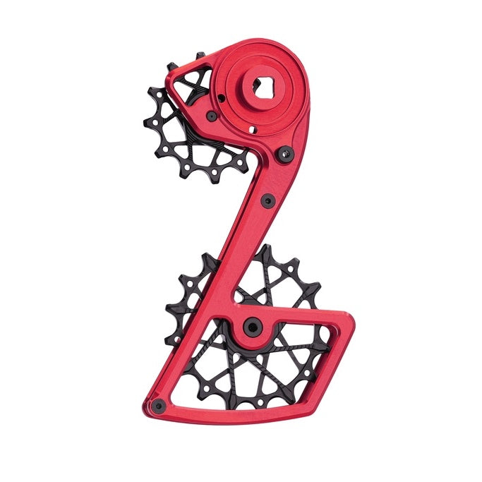 Jaula de desviador trasero Garbaruk + Poleas 12T + 16T para SRAM Force AXS 12-vel · GRAVEL / RUTA