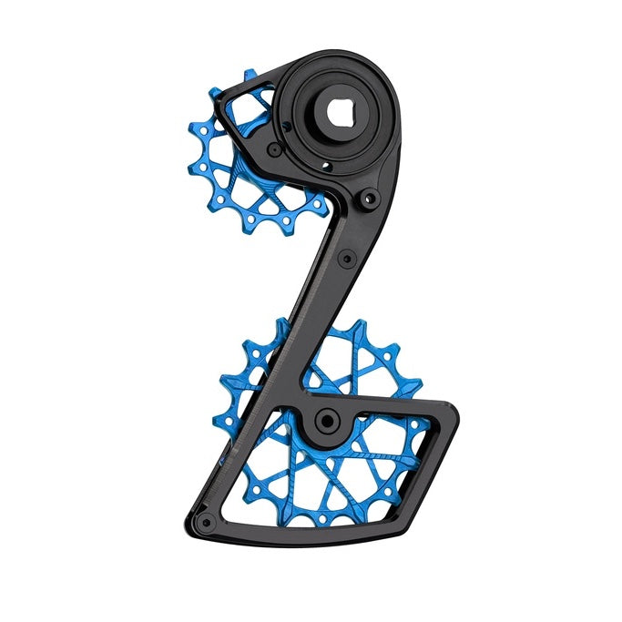 Jaula de desviador trasero Garbaruk + Poleas 12T + 16T para SRAM Force AXS 12-vel · GRAVEL / RUTA