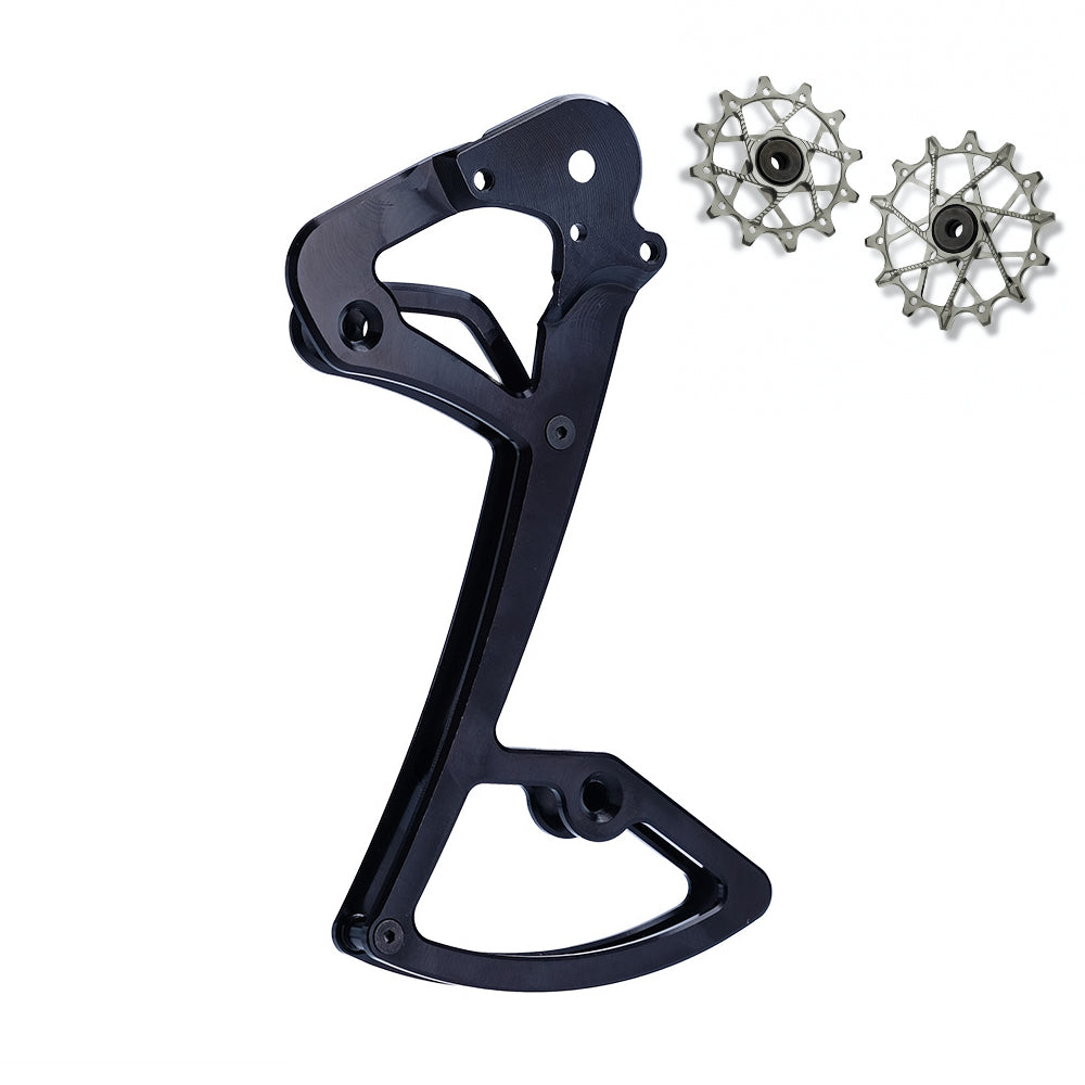 Jaula de desviador trasero + Poleas 12T + 16T para SRAM 11/12 vel