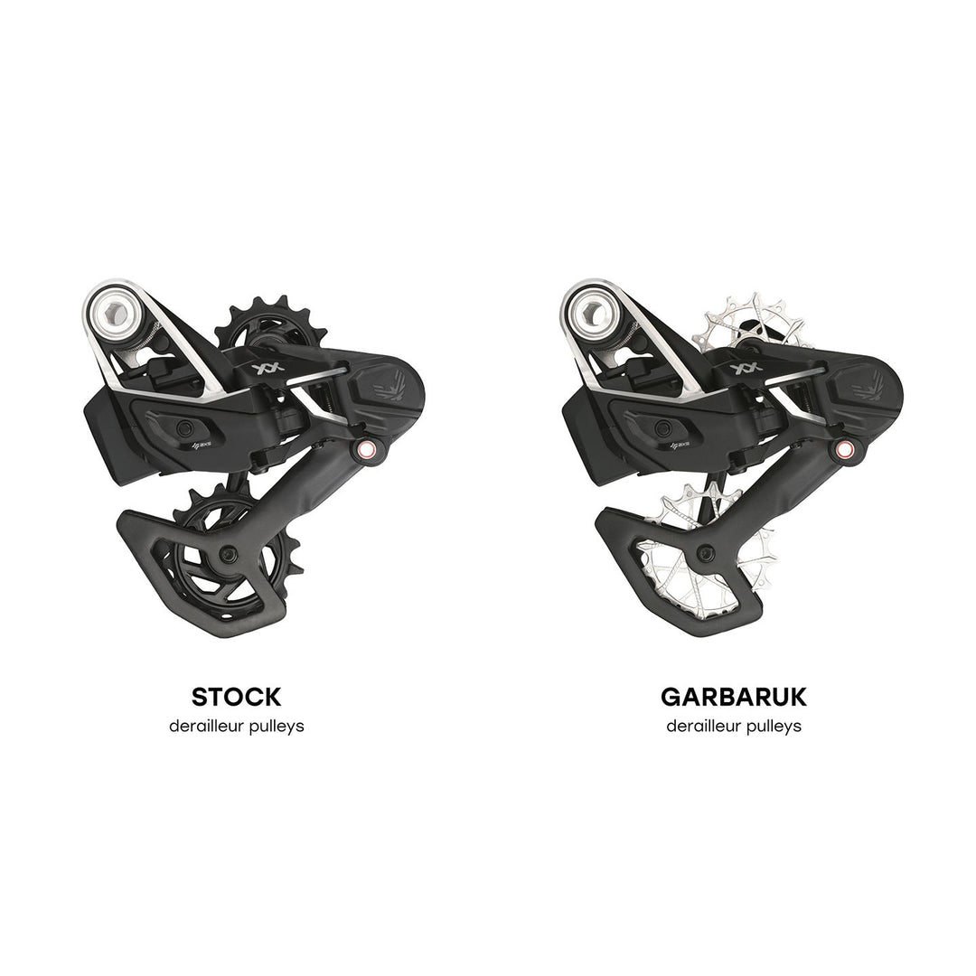 Poleas Garbaruk para cambio trasero SRAM | 14T + 16T (SRAM Eagle Transmission con jaula original)