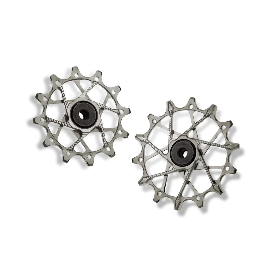 Poleas Garbaruk para cambio trasero SRAM | 12T + 14T (11/12 vel. con jaula estandar)