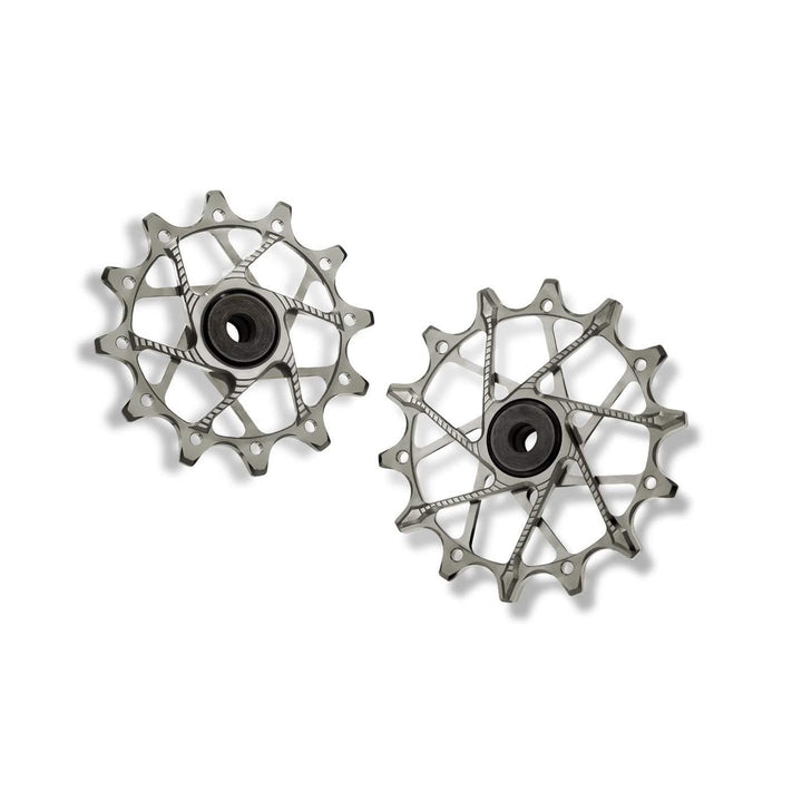 Poleas Garbaruk para cambio trasero SRAM | 12T + 14T (11/12 vel. con jaula estandar)