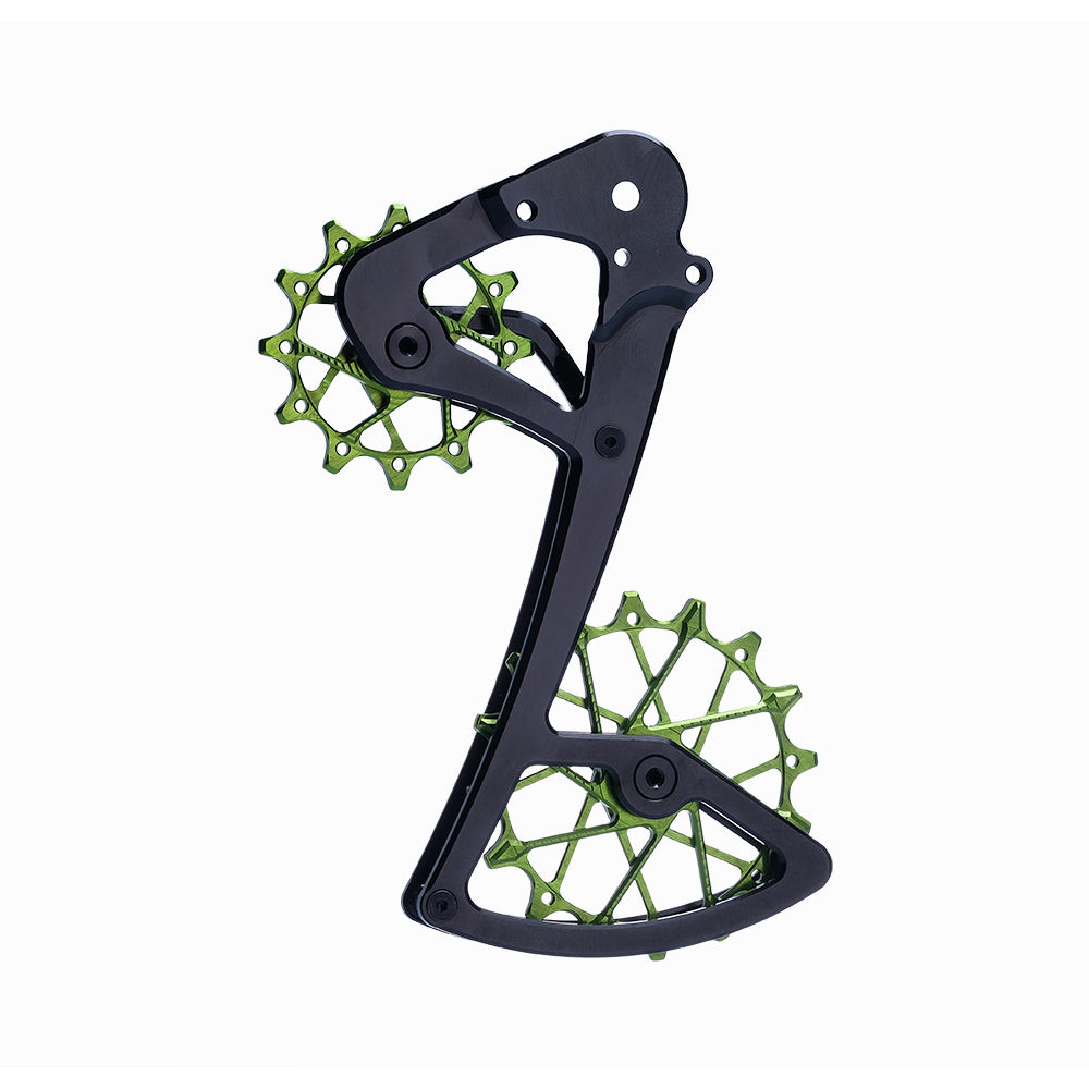 Jaula de desviador trasero + Poleas 12T + 16T para SRAM 11/12 vel