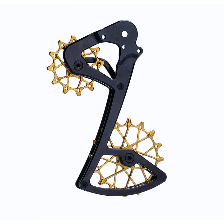 Jaula de desviador trasero + Poleas 12T + 16T para SRAM 11/12 vel