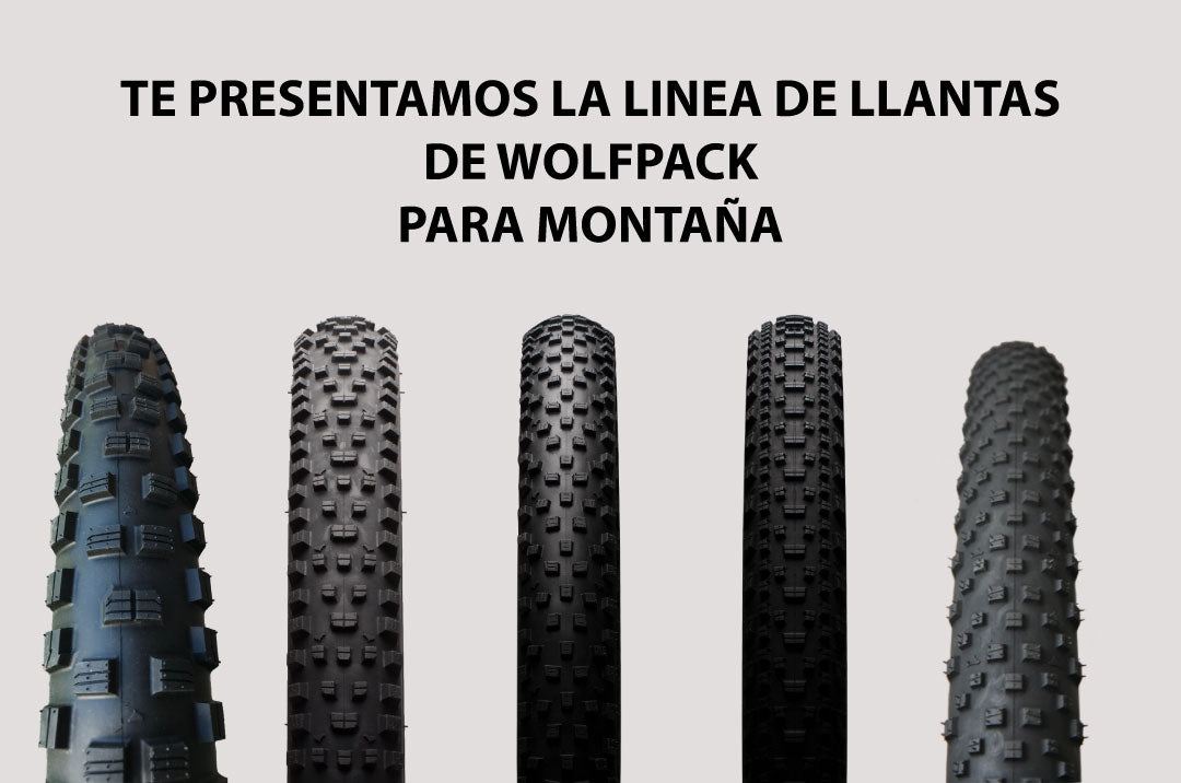 Te presentamos la linea de llantas para montaña de WOLFPACK