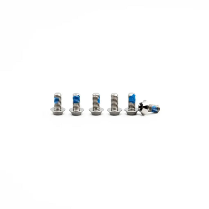 OAK Set de tornillos de titanio M5x10 para disco de freno (6 pcs)