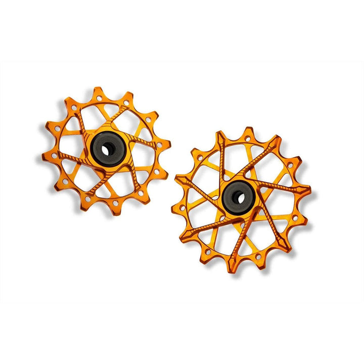 Poleas Garbaruk para cambio trasero SRAM | 12T + 16T (11/12 vel. con jaula garbaruk)