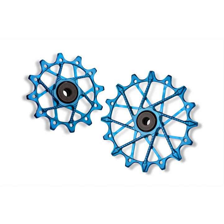 Poleas Garbaruk para cambio trasero SRAM | 12T + 16T (11/12 vel. con jaula garbaruk)