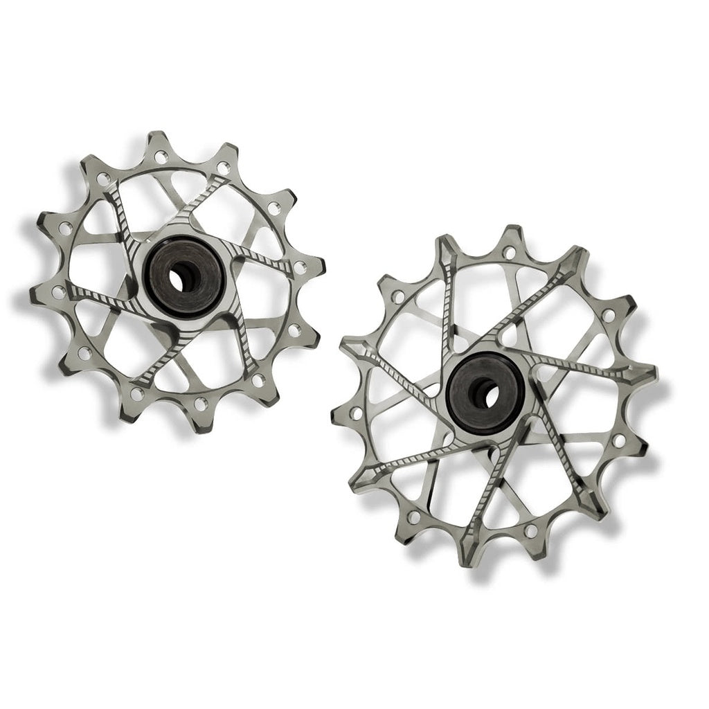 Poleas Garbaruk para cambio trasero SRAM | 12T + 16T (11/12 vel. con jaula garbaruk)