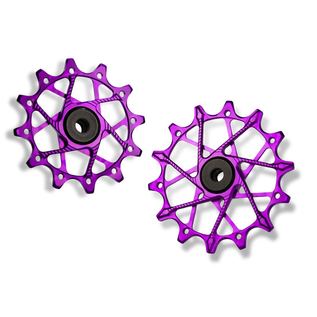 Poleas Garbaruk para cambio trasero SRAM | 12T + 16T (11/12 vel. con jaula garbaruk)