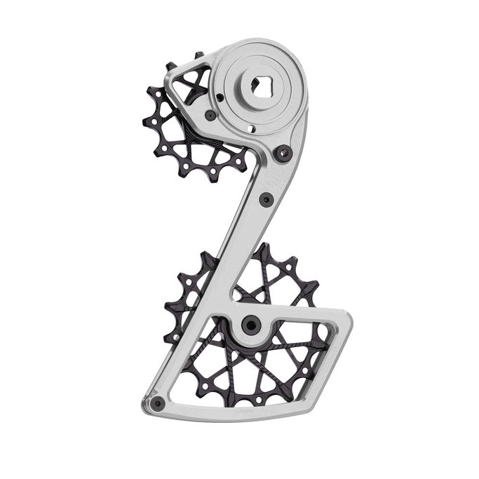 Jaula de desviador trasero Garbaruk + Poleas 12T + 16T para SRAM Force AXS 12-vel · GRAVEL / RUTA