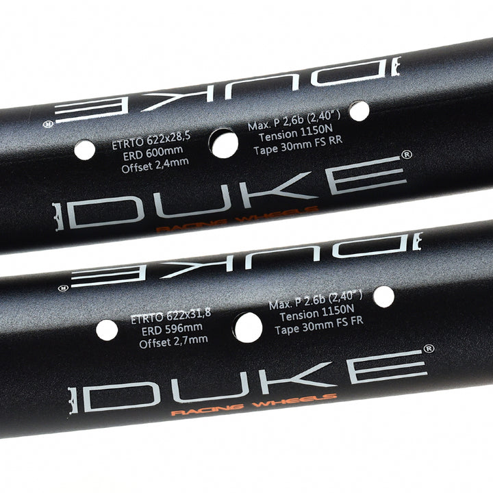 DUKE Juego de Aros DUKE Rim Fury Star 6Ters :: Rodado 29'' 28 hoyos Aluminio