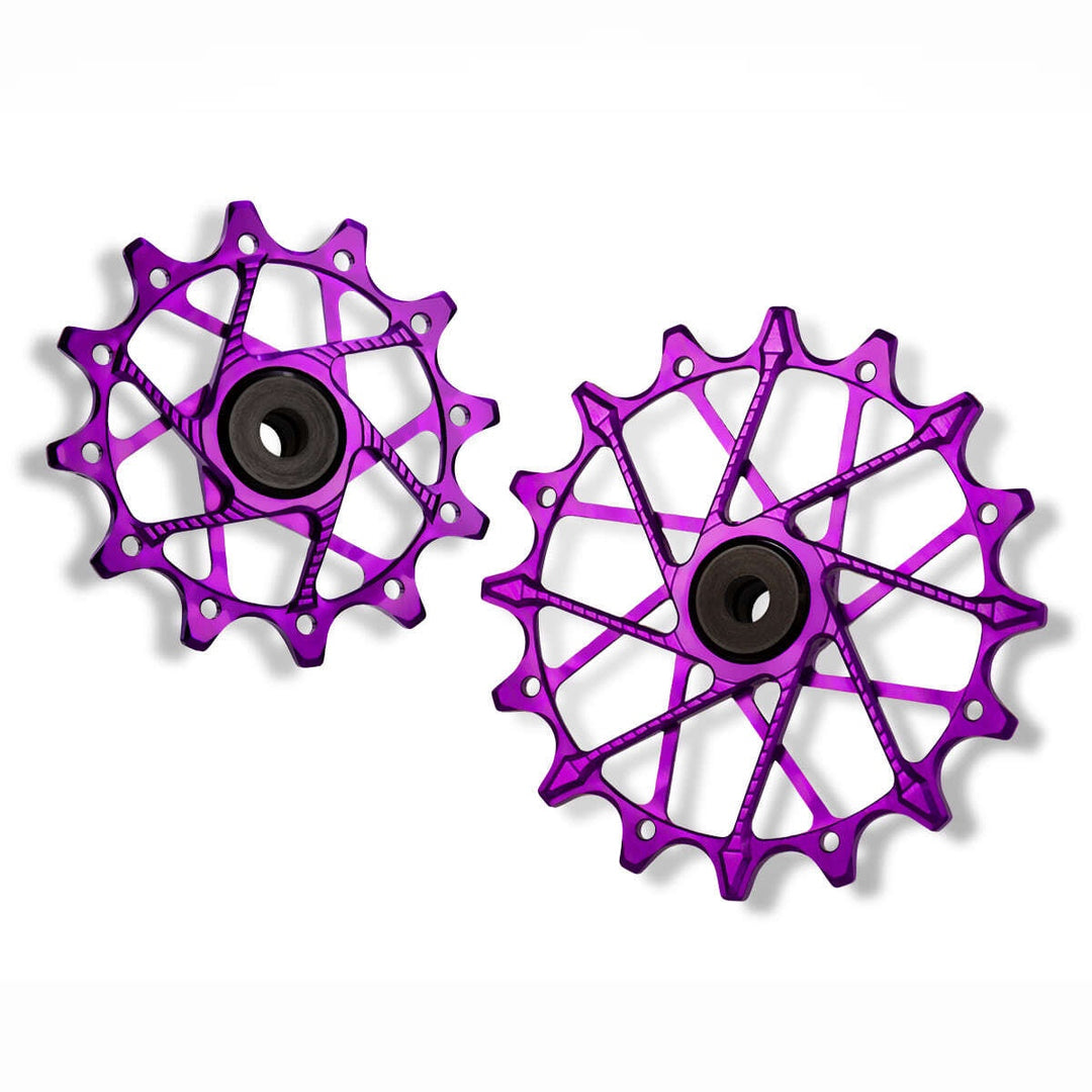 Poleas Garbaruk para cambio trasero SRAM | 12T + 16T (11/12 vel. con jaula garbaruk)