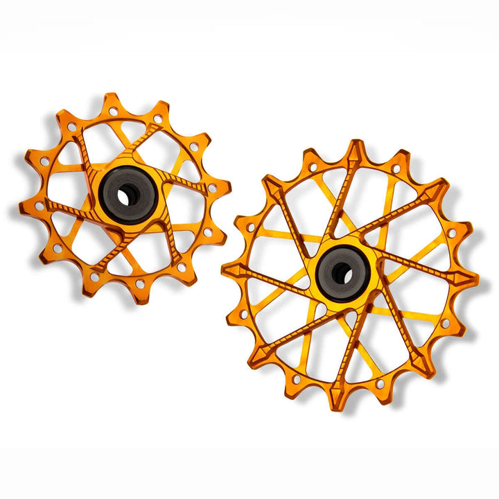 Poleas Garbaruk para cambio trasero SRAM | 12T + 16T (11/12 vel. con jaula garbaruk)