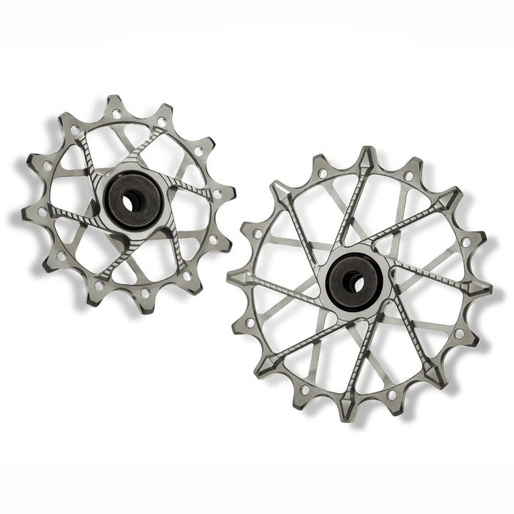 Poleas Garbaruk para cambio trasero SRAM | 12T + 16T (11/12 vel. con jaula garbaruk)