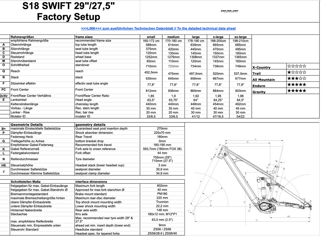 Cuadro Nicolai S18 Swift - color Raw / Talla XL (188-200 cm) 2025