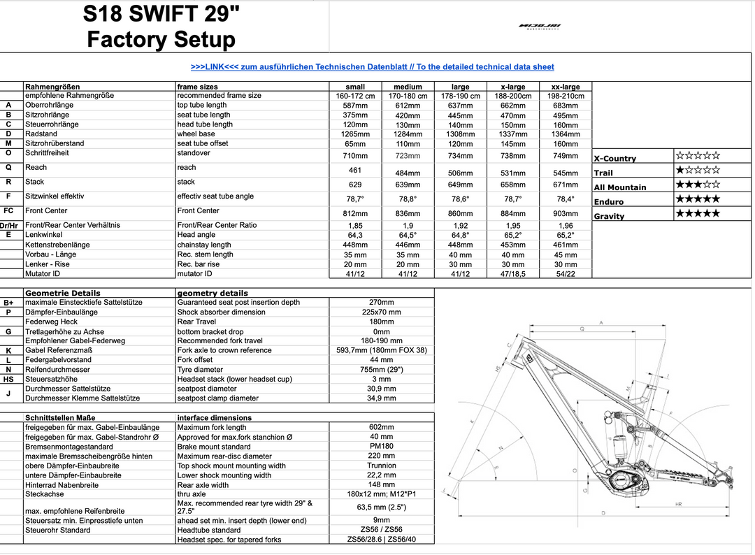 Cuadro Nicolai S18 Swift - color Raw / Talla XL (188-200 cm) 2025