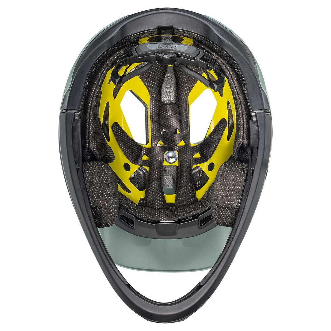 Casco Uvex Revolt MIPS · moss green-black matt