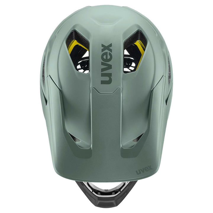 Casco Uvex Revolt MIPS · moss green-black matt