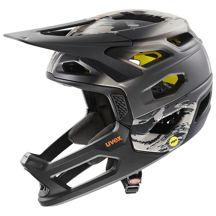 Casco Uvex Revolt MIPS · oak brown-orange matt