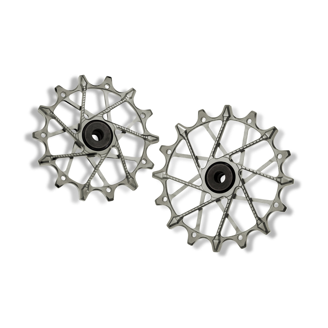Poleas Garbaruk para cambio trasero SRAM | 14T + 16T (SRAM Eagle Transmission con jaula original)