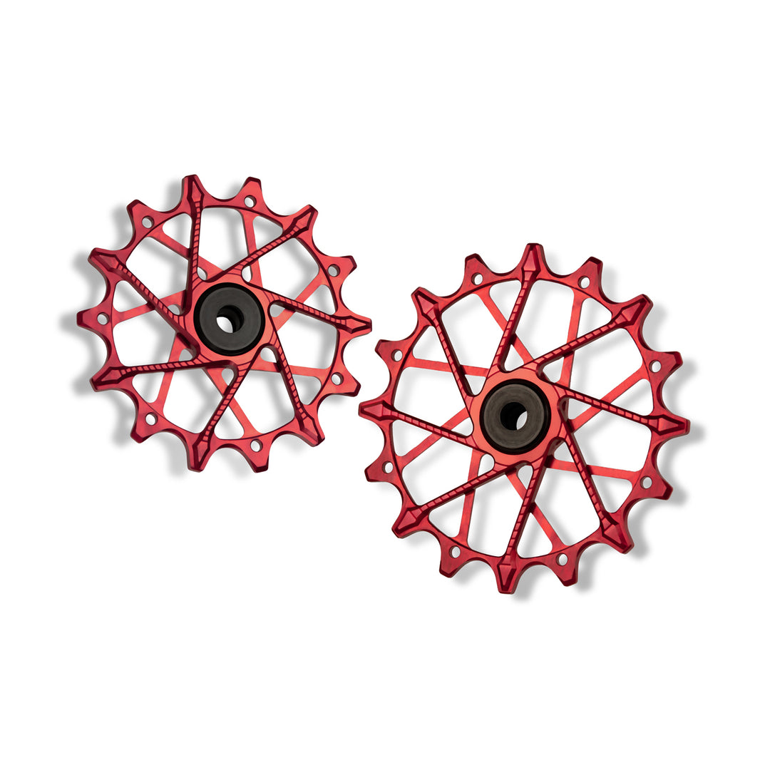Poleas Garbaruk para cambio trasero SRAM | 14T + 16T (SRAM Eagle Transmission con jaula original)