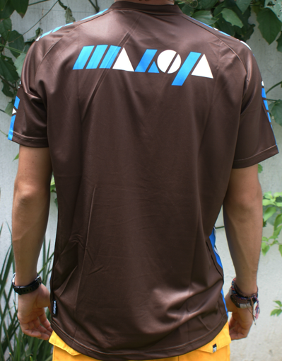 MALOJA Freeride Shirt 1/2 - Urgent - Wood - L