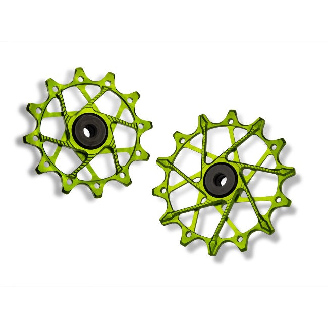 Poleas Garbaruk para cambio trasero SRAM | 12T + 14T (11/12 vel. con jaula estandar)