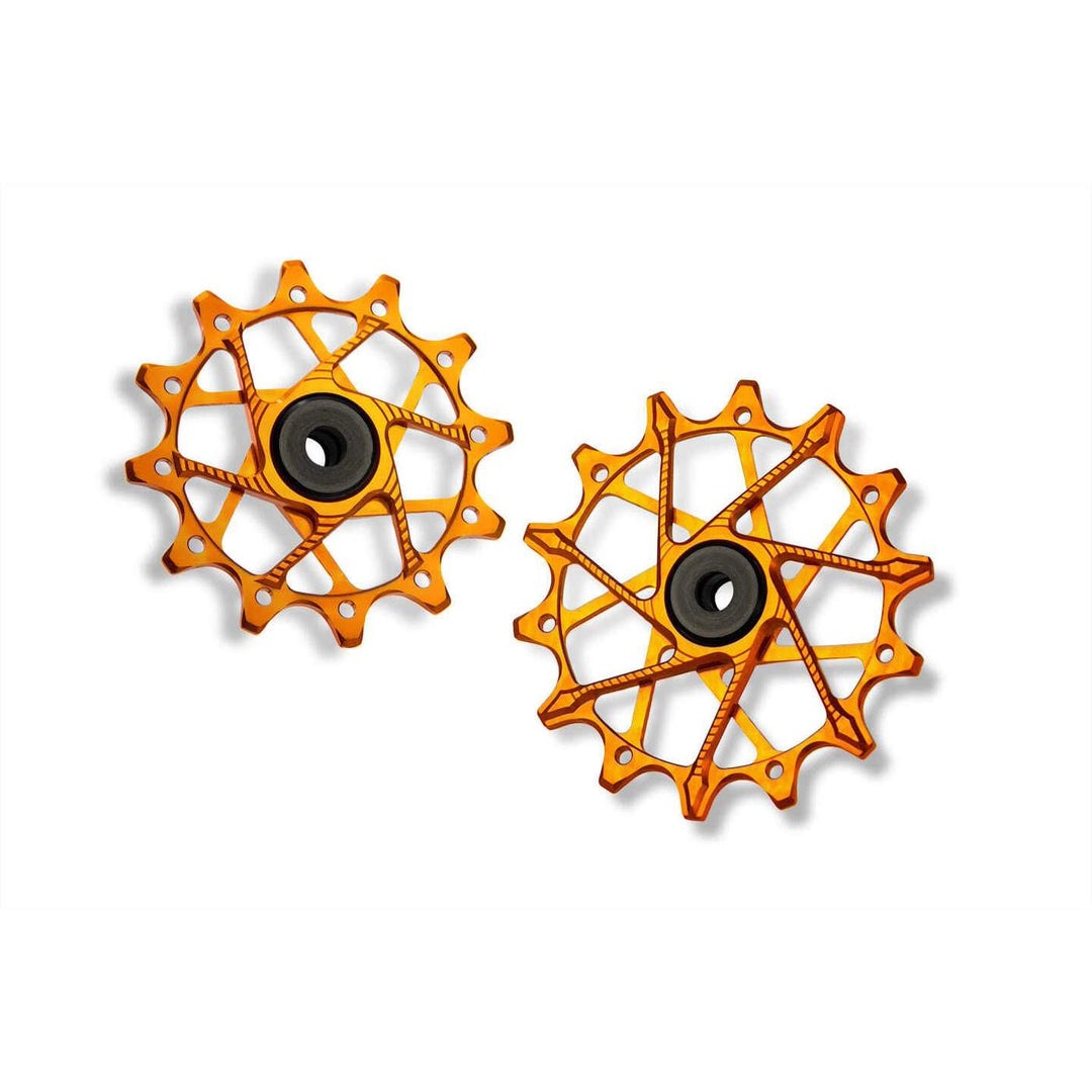 Poleas Garbaruk para cambio trasero SRAM | 12T + 14T (11/12 vel. con jaula estandar)