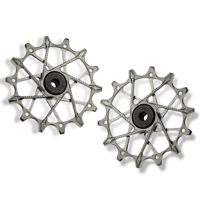 Poleas Garbaruk para cambio trasero Shimano | 14T + 14T (12 vel. con jaula estandar)