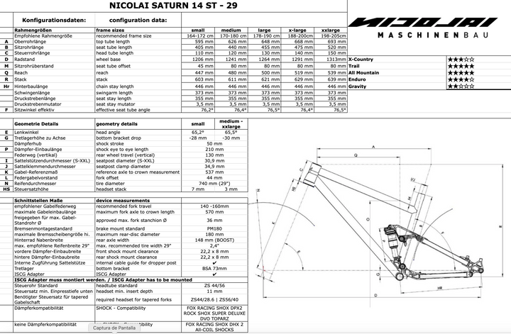 S14 ST color Raw / Talla M (170-180 cm)