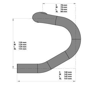 SYNTACE Racelite CDR 31.8 7075 Medium 420mm